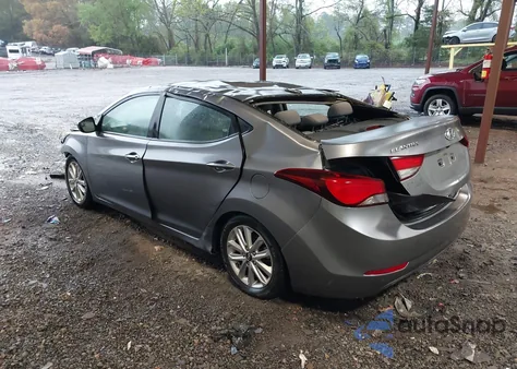 2016 Hyundai Elantra Se из США, поврежденный, VIN KMHDH4AE4GU632803